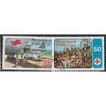 1984 Michel 2539/2540 - cancelled - RED CROSS