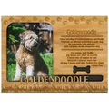 Goldendoodle Engraved Wood Picture Frame Magnet