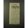 1953 United States Plywood Corporation Ad - 6 women used it 6 different ways
