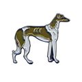 Greyhound Racing Dog Metal Collectors Enamel Pi...