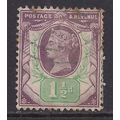 GB 1887 - 92 QV 1 1/2d Jubilee used SG 198 (K553 )