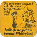 BEER MAT - GREENALL WHITLEY BREWERY - LOCAL BIT...