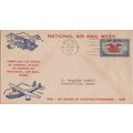 Air Mail FDC US C23-15b Washington Stamp Exchan...