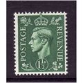 GREAT BRITAIN 1950 SG505 1 1/2d PALE GREEN UM #3