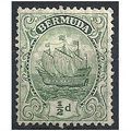 Bermuda 1910 SG45 1/2d Green Mounted Mint . .