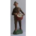 VINTAGE Wooden ' WW1 DRUMMER ' TRICO ( 1930s )