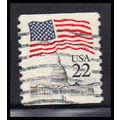 Used 2115 22c U.S. Flag Very Fine CNS 21 PA5799
