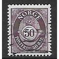 NORWAY 1893 POST HORN TYPE D 50 ORE PURPLE SG 5...