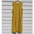 J. Jill Wearever Mustard Yellow Dress XL Sleeve...