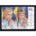 Australia 1997 Christmas - Angels 40c s/a Used