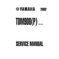 YAMAHA TDM900(P) SERVICE MANUAL 2002 MOTORCYCLE...