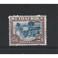 SouthAfrica.SG49b 2s 6d Ox-Wagon.Afrikaans Insc...