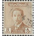 IRAQ, King Faisal II, brown 1954, 8fils