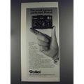 1980 Rollei 35SE Camera Ad - Small Camera Perfected