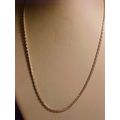 Silver Etched Chain Snake Chain Necklace Serpen...