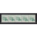 2123 3.4c School Bus Fine MNH Dry Gum PNC 1/5 X...