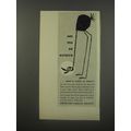 1956 American Cancer Society Ad - Are you an Ostrich ..when it comes to cancer?