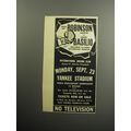 1957 International Boxing Club Ad - Sugar Ray R...