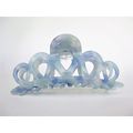 Mixed blues and white marbled hair claw clip me...