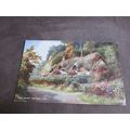 Valentines Art Postcard -Old Maid's Cottage, Le...