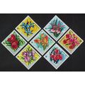 Burundi Orchids 7v Airmail COMPLETE 1973 MNH SG...