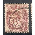France 1900 - SG289 - 2c purple - "Blanc Type" ...