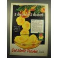 1950 Del Monte Peaches Ad - A Dream of a Dessert