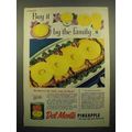 1950 Del Monte Pineapple Ad - Buy it By the Family