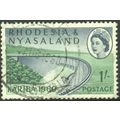 Rhodesia & Nyasaland 1960 - SG34 - 1/- blue/gre...