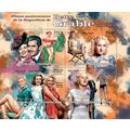 CENTRAL AFRICA 2013 SHEET MNH BETTY GRABLE CINE...