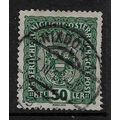 AUSTRIA 1916 50H GREEN ARMS OF AUSTRIA SG 257 F...
