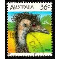 Australia 1986 Animal Wildlife Emu 36c Used Sta...
