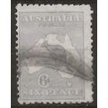 Australia 1918 SG38b 6d Dull Blue Good Used..