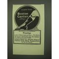1921 Boston Garter Ad - Quality First