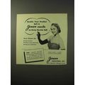 1950 Jensen Record Player Needle Ad - Double Pr...