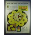 1950 Del Monte Pineapple Ad - Sunny As The Tropics