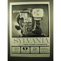 1960 Sylvania Sun Gun Movie Light Ad