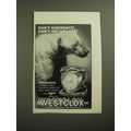 1961 Westclox Travalette Clock Ad - Don't Hibernate!