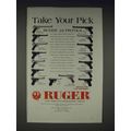 1995 Ruger KMK-10, MK-6, KMK-512, MK-4, KP-512 + Gun Ad