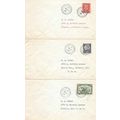 Canada #182-4 First Day Covers Set of 3 FDC 1932