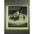 1974 Zippo Lighter Ad - Zippo lighters are guaranteed to make great gifts