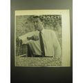 1958 Gant of New Haven Shirts Ad - Properly fla...
