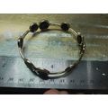 KATE SPADE NEW YORK GOLDEN METAL AND BLACK ACRY...