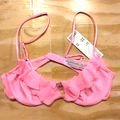 Urban Outfitter Pink/Rose Mesh Underwire Bra 32...