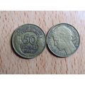 France Republic 1931 50 Centimes Coin