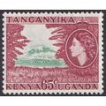 Kenya Uganda Tanganyika QEII 1954-59 65c Bluish...