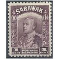 Sarawak. 1934 SG106 1c Purple Mounted Mint.
