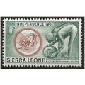 Sierra Leone 1961 SG224 1d Orange-Brown & Myrtl...