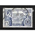 FRANCE 1937 1F.75 U,S CONSTITUTION SG 589 FINE ...