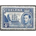 St Helena 1940 SG135a 4d Ultramarine Mounted Mi...